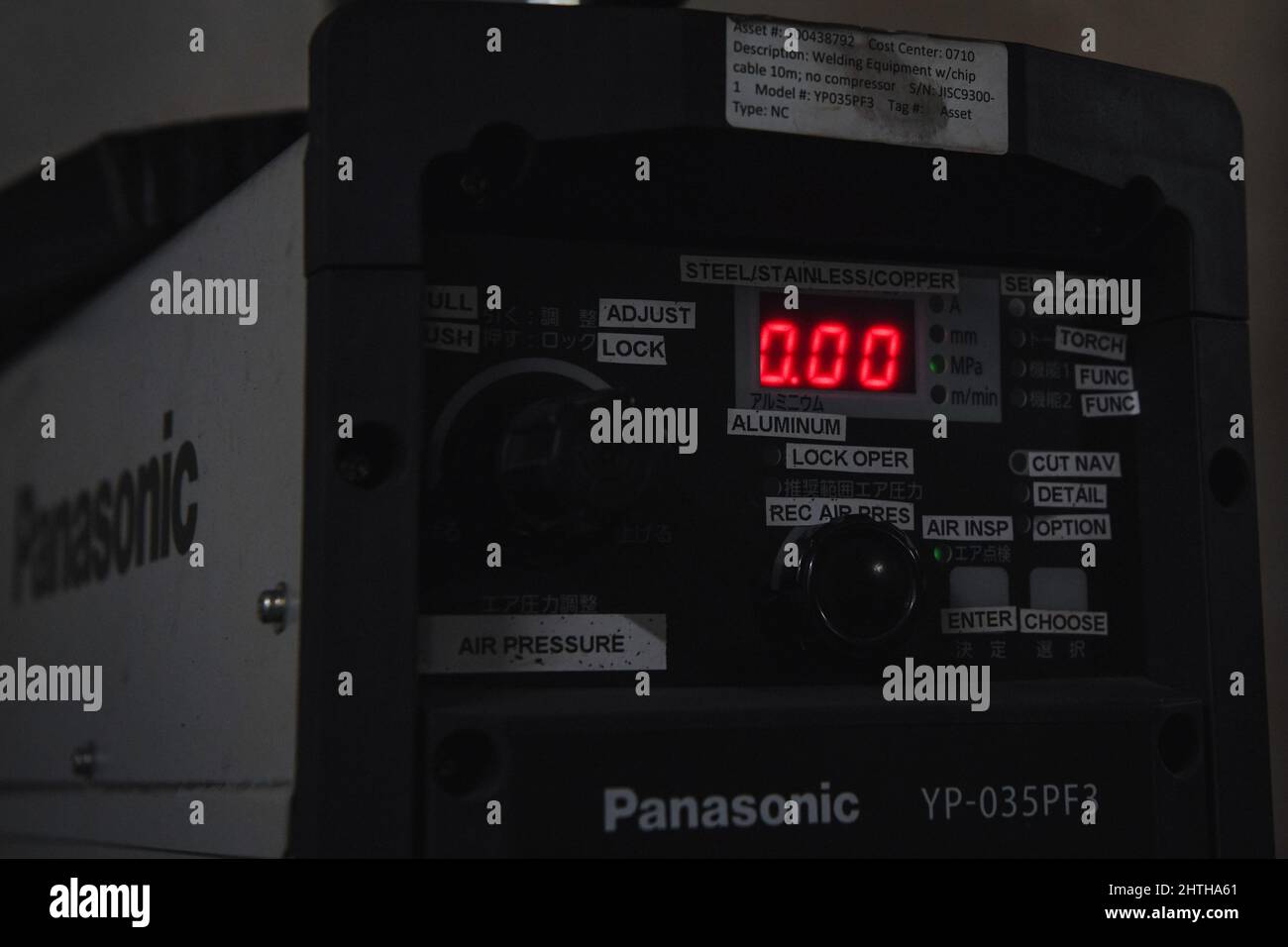 MISAWA, Japan (Feb. 6, 2022) Metal Inert Gas (MIG) equipment sits in