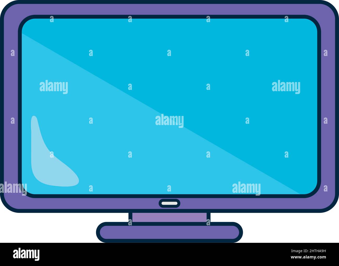 computer monitor icon Stock Vector Image & Art - Alamy
