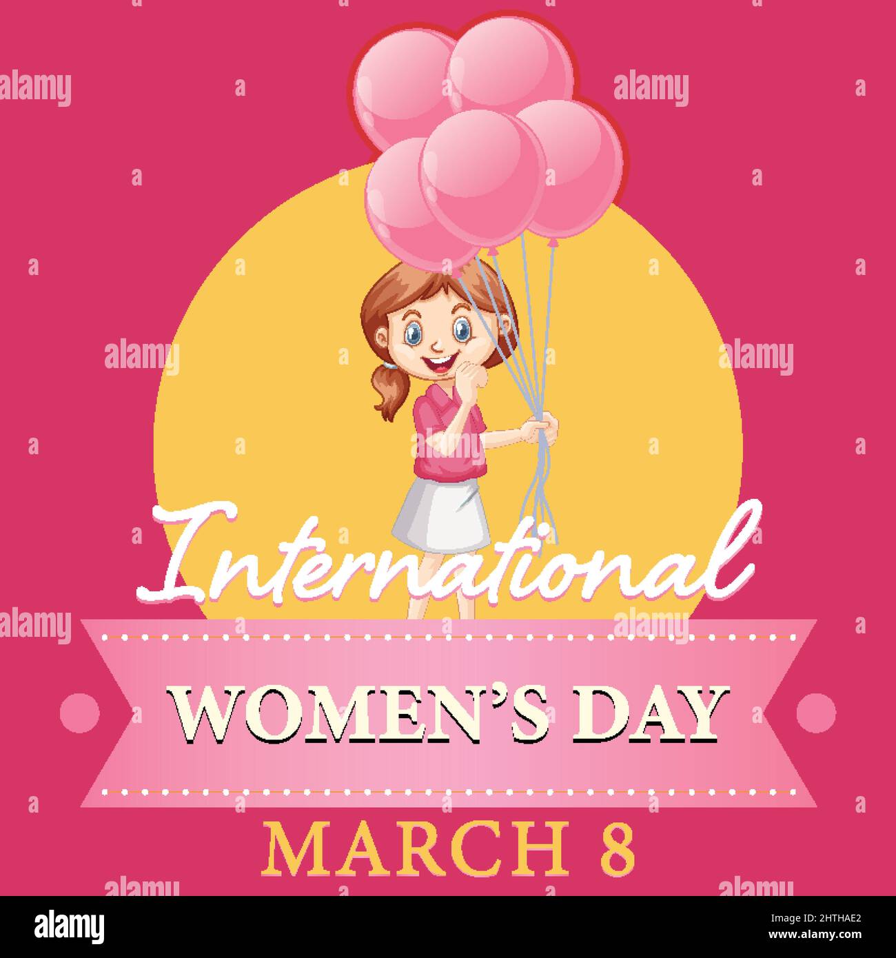 International women day poster design illustration Stock Vector Image