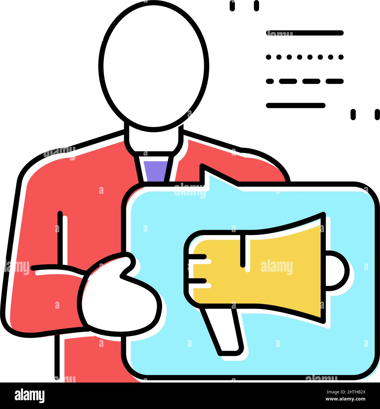advisor law color icon vector illustration Stock Vector Image & Art - Alamy