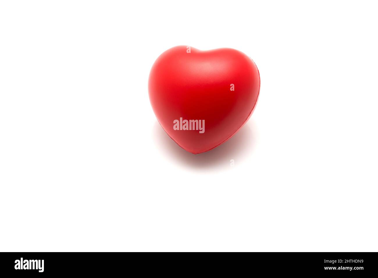 Red heart isolated on white background Stock Photo - Alamy