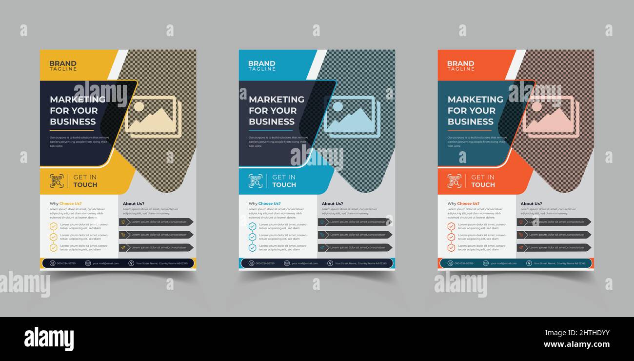 Morden and creative business flyer template vector design, business poster layout, corporate