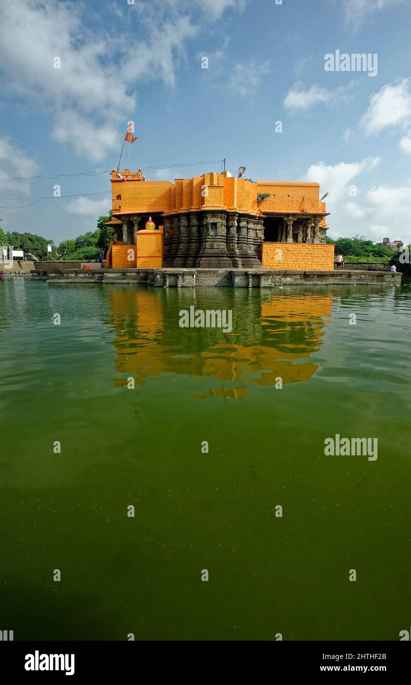 Kankaleshwar Hindu God Shivas Mandir(Temple) at Beed state Maharashtra India Stock Photo