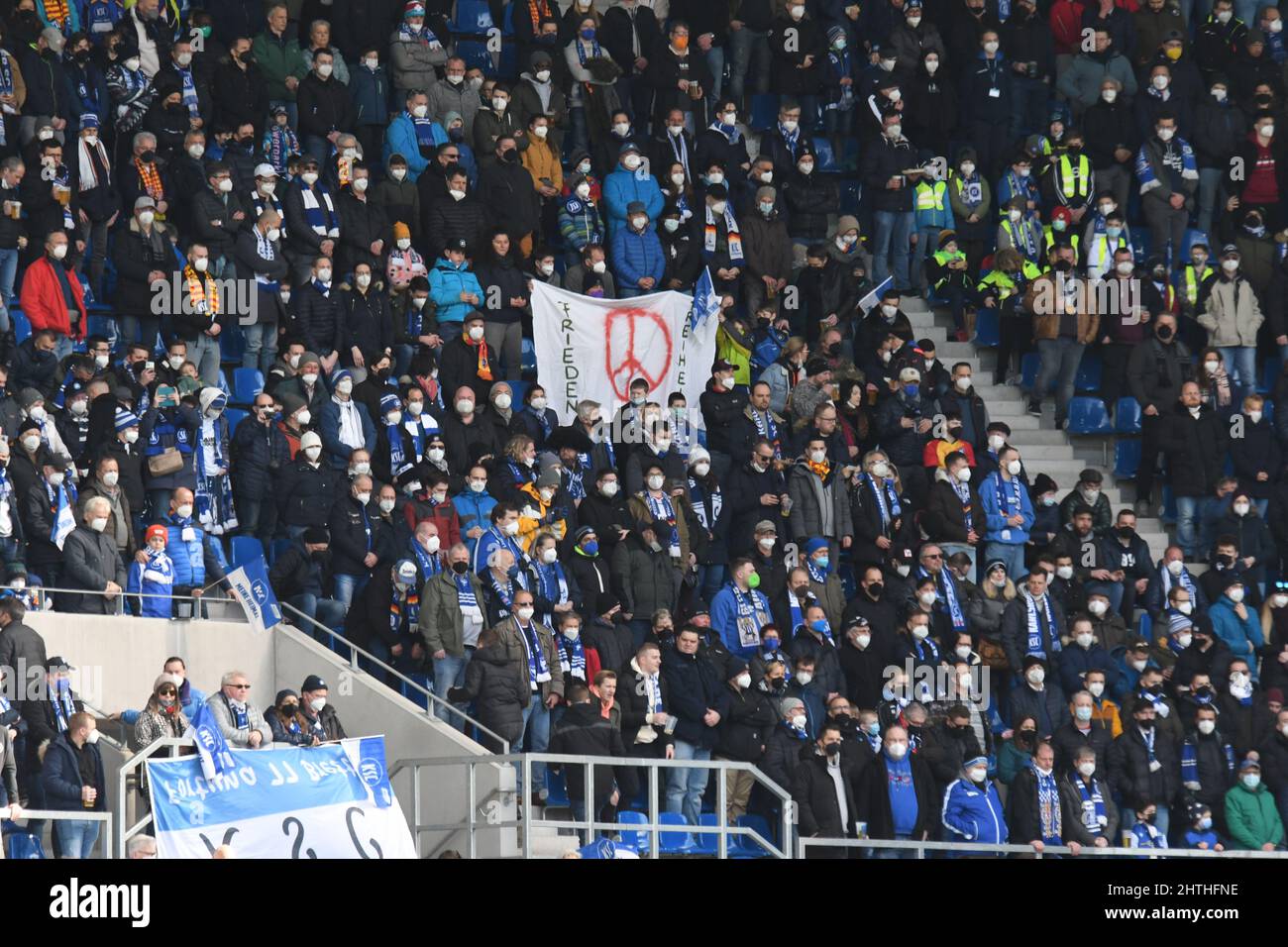 KSC second league match against Schalke 04 Wildparkstadion Karlsruher SC Stock Photo