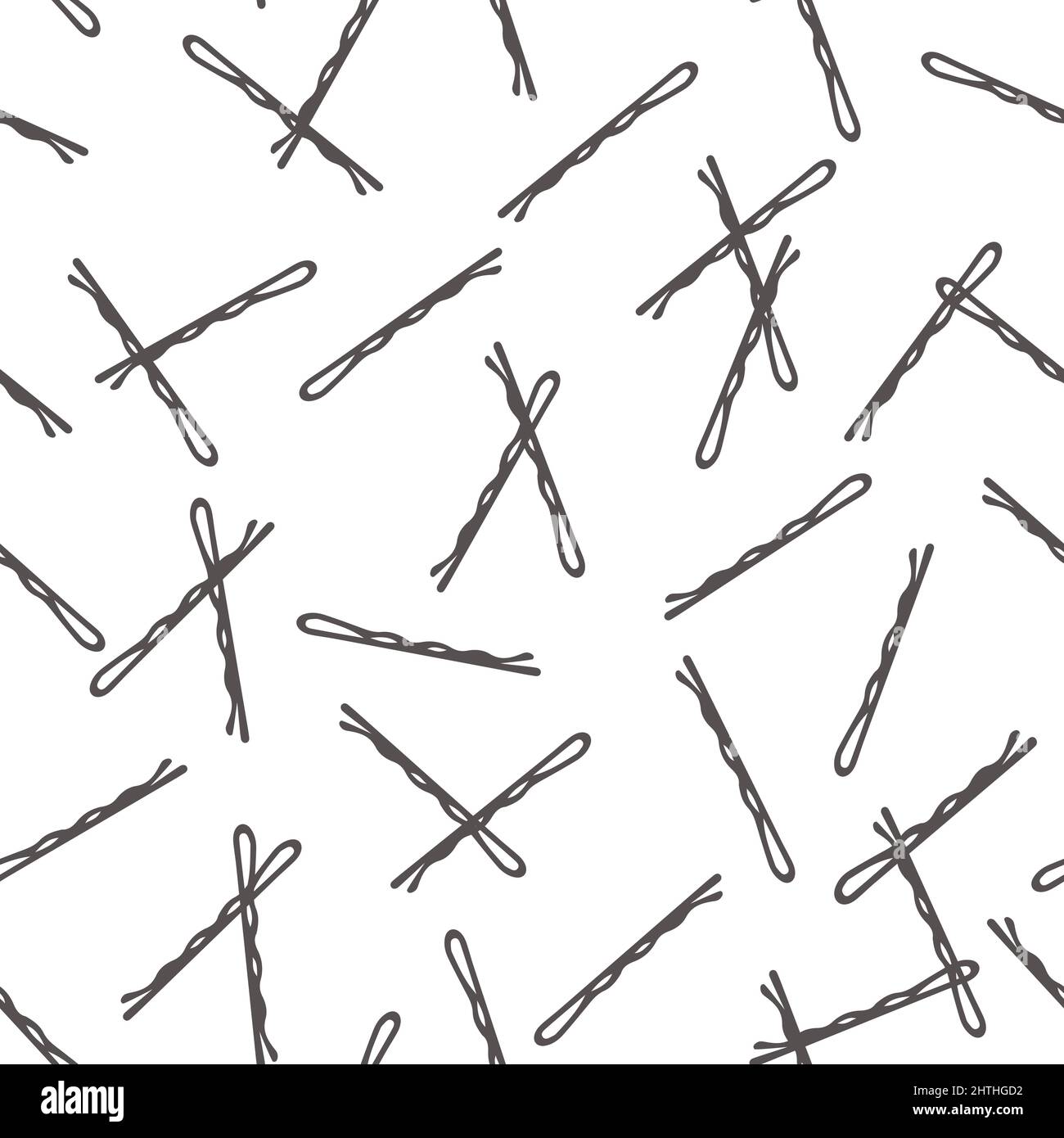 Hair barrette for fixing and holding hairstyle Stock Vector Image & Art