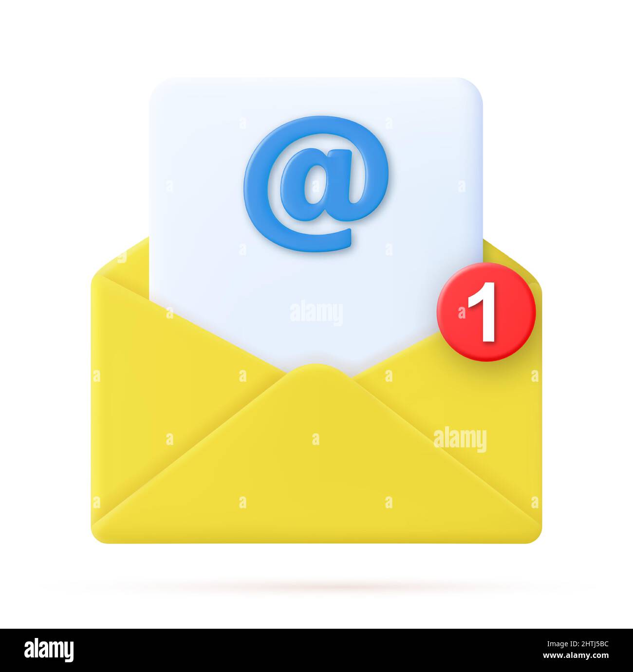Envelope Mail icon with letter Stock Vector Image & Art - Alamy