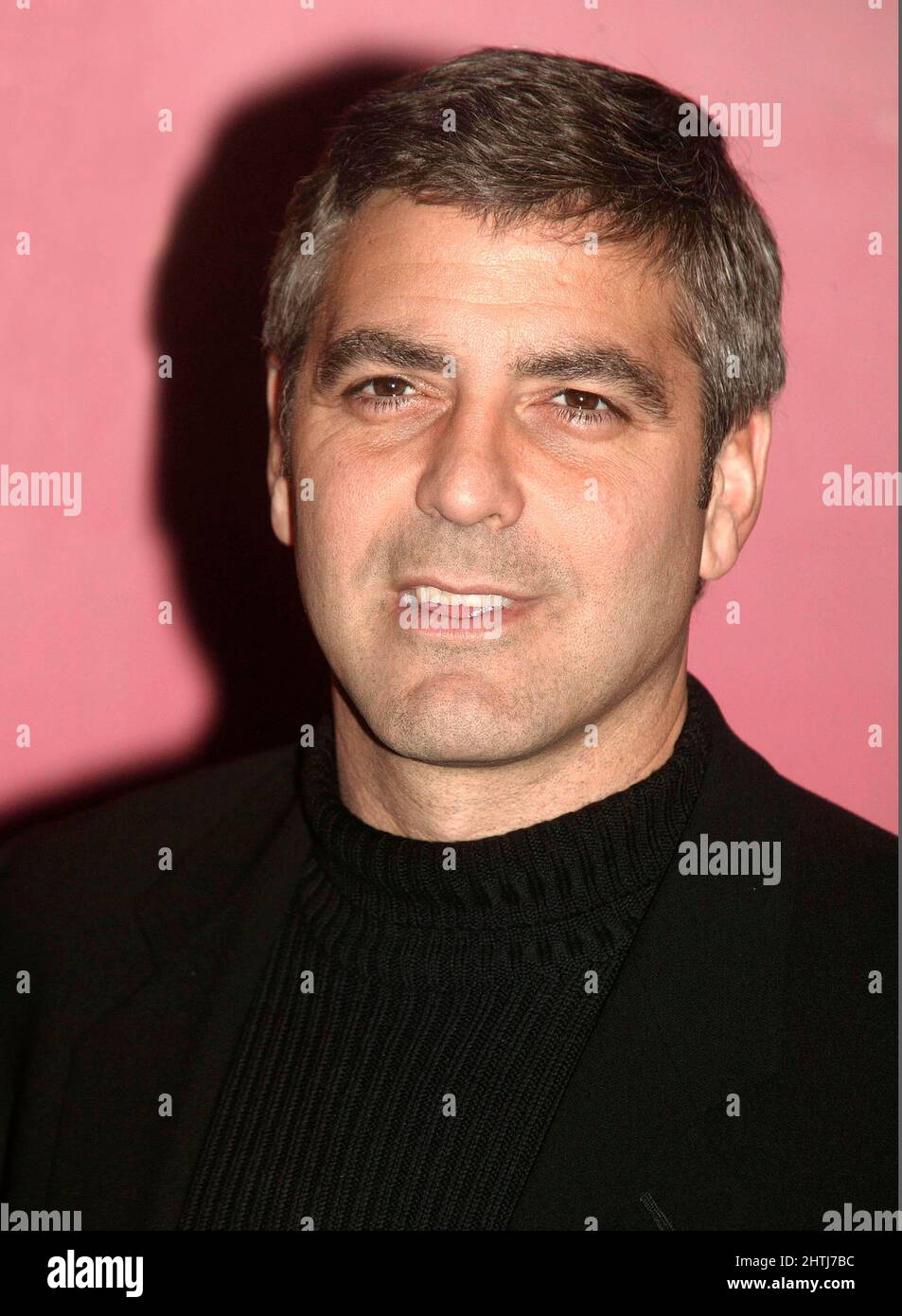 GEORGE CLOONEY AT THE BERLIN FILM FESTIVAL 8TH FEBRUARY 2003 PROMOTING HIS FILM SOLARIS Stock Photo