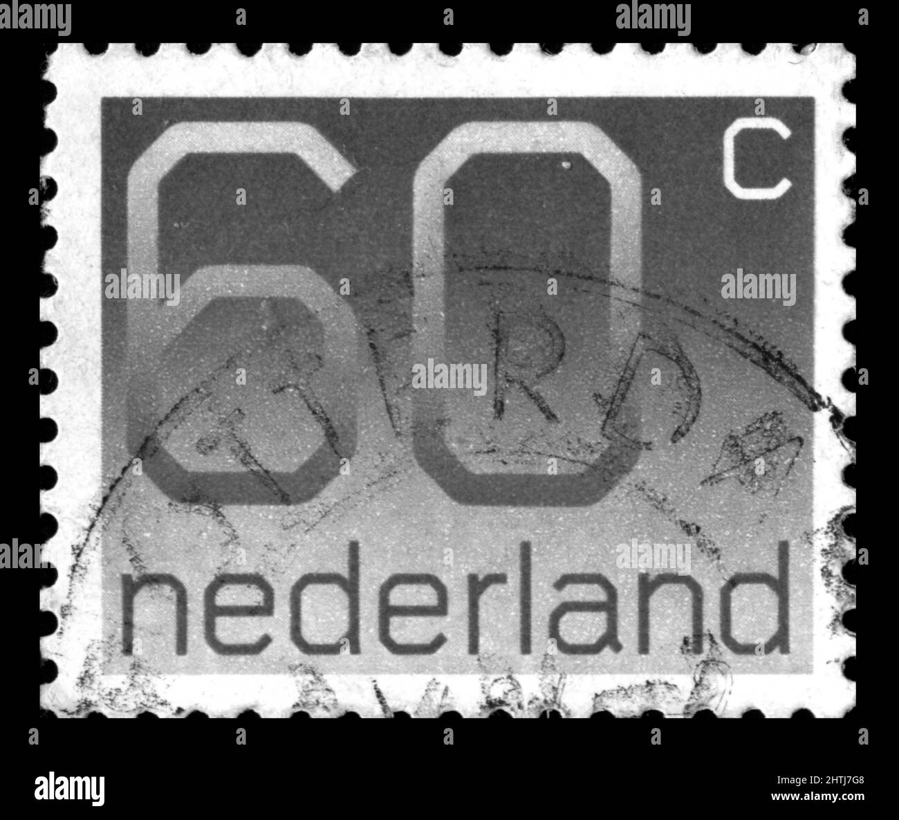 Stamp print in Netherlands Stock Photo Alamy