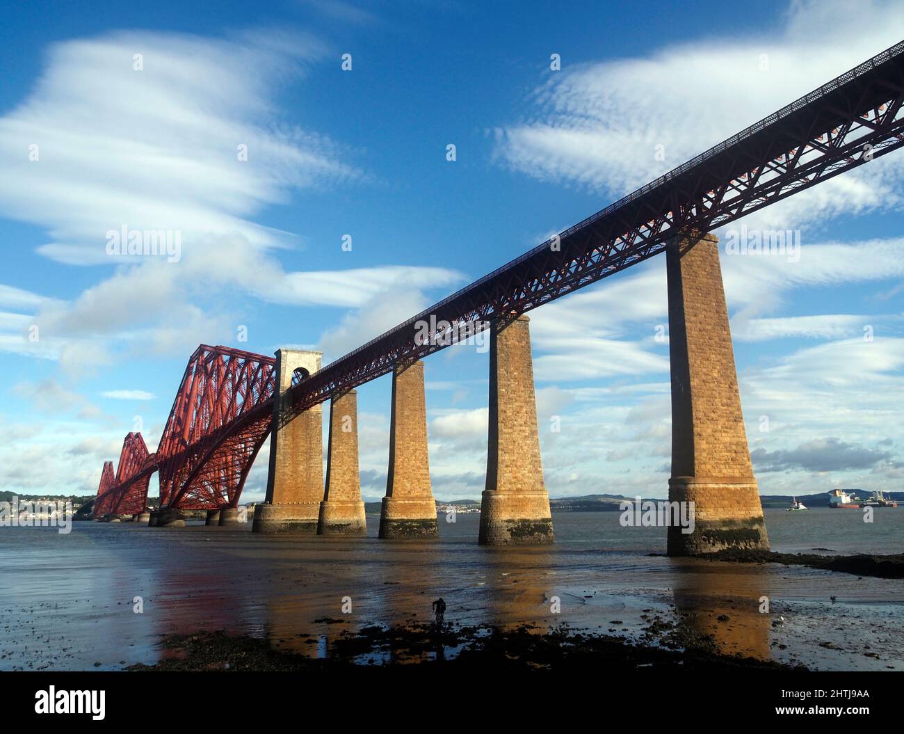 Forth rail bridge, Edinburgh Stock Photo