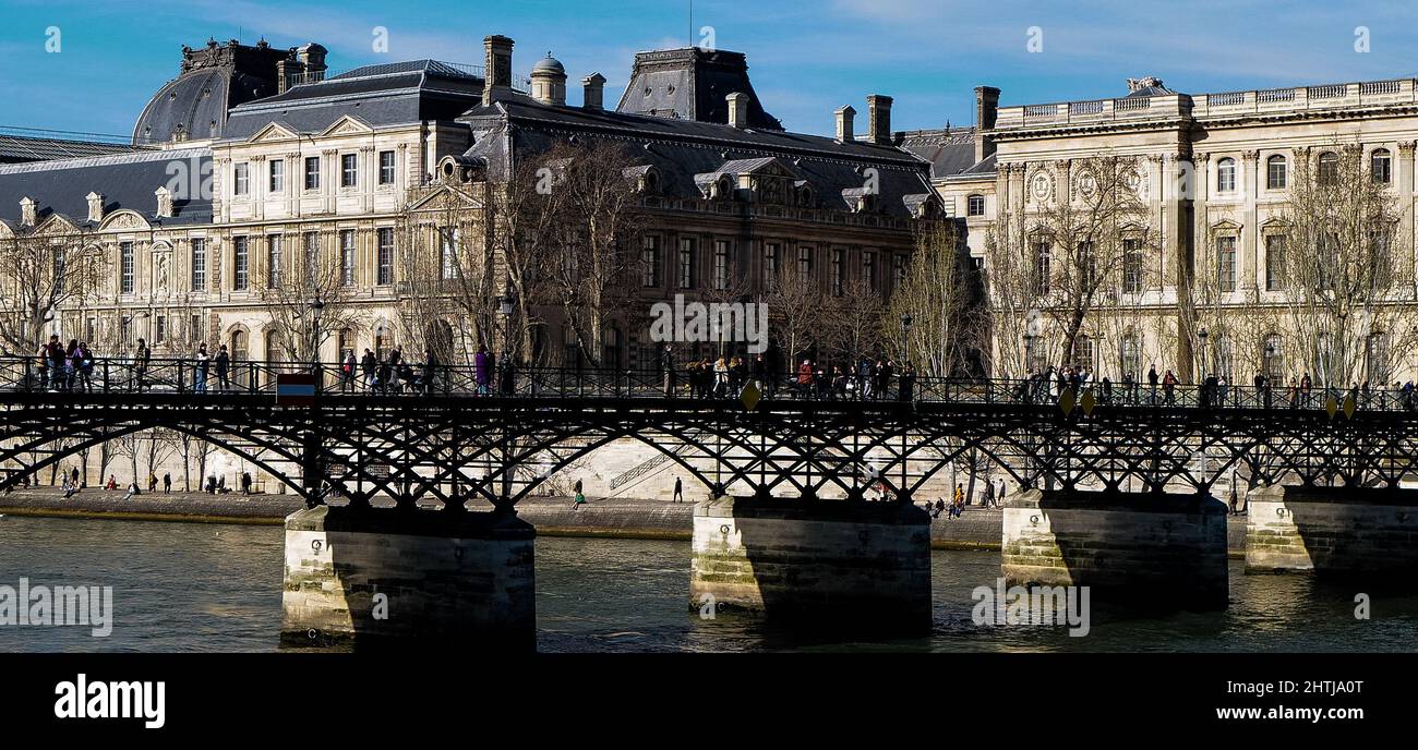 Pont des Arts Stock Photo Alamy