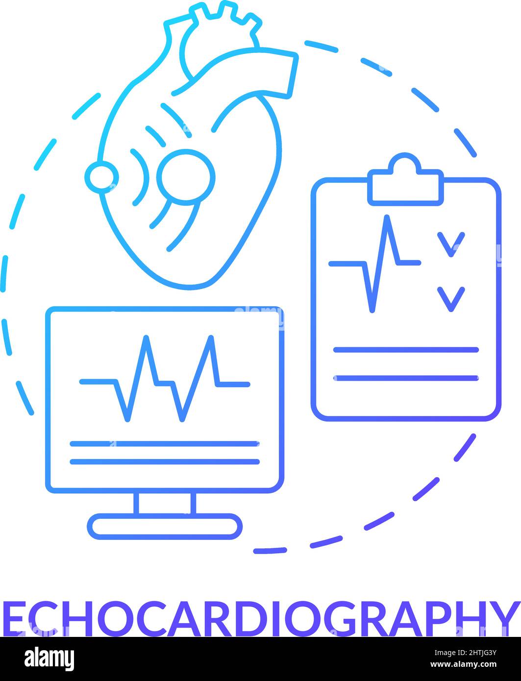 Echo cardiogram Cut Out Stock Images & Pictures - Alamy