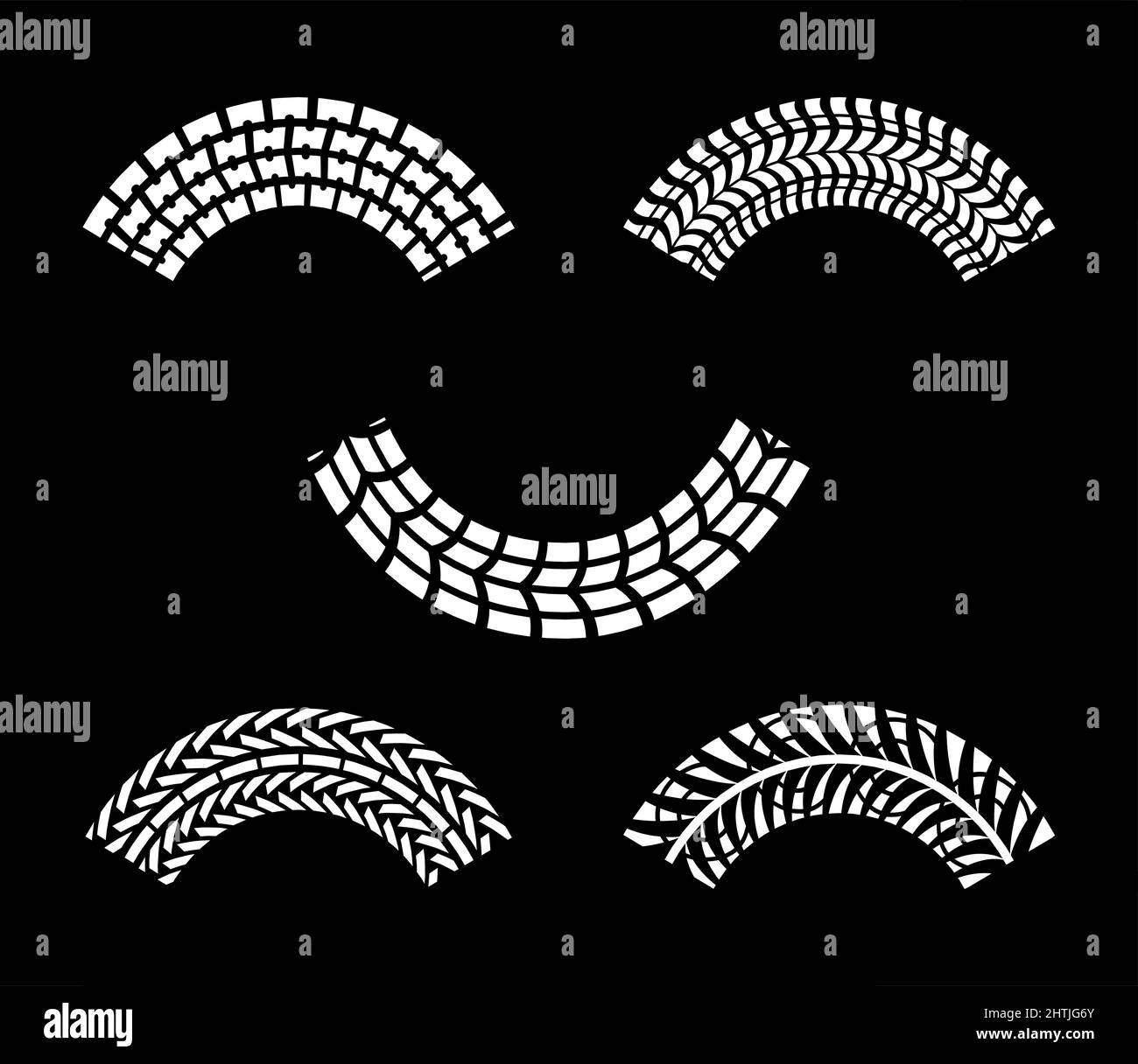 tire marks set Stock Vector Image & Art Alamy