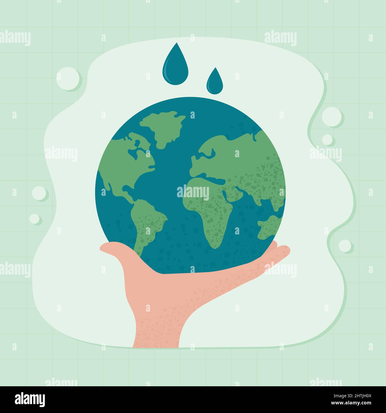hand holding a planet Stock Vector Image & Art - Alamy