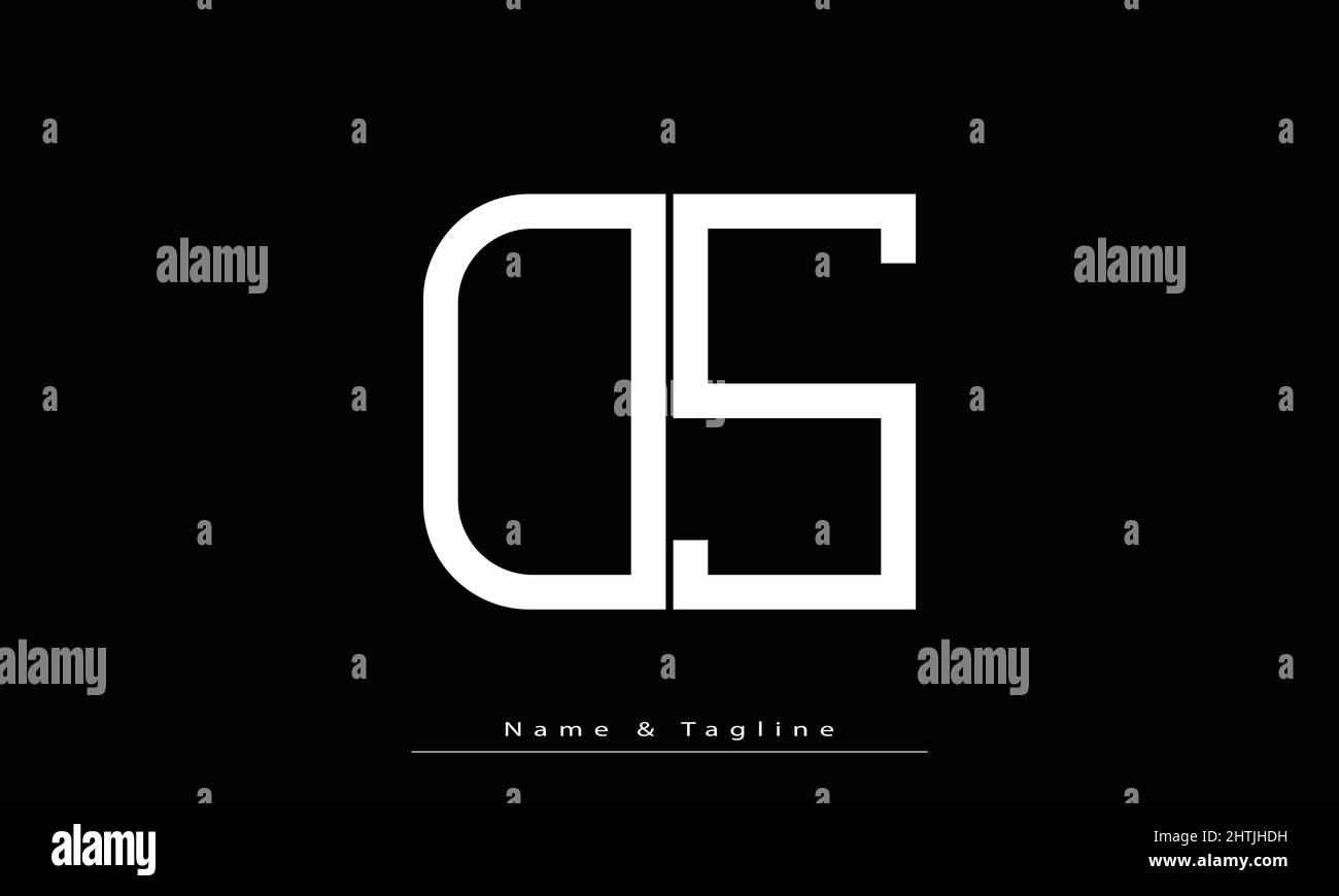 Alphabet letters Initials Monogram logo DS , SD Stock Vector Image ...