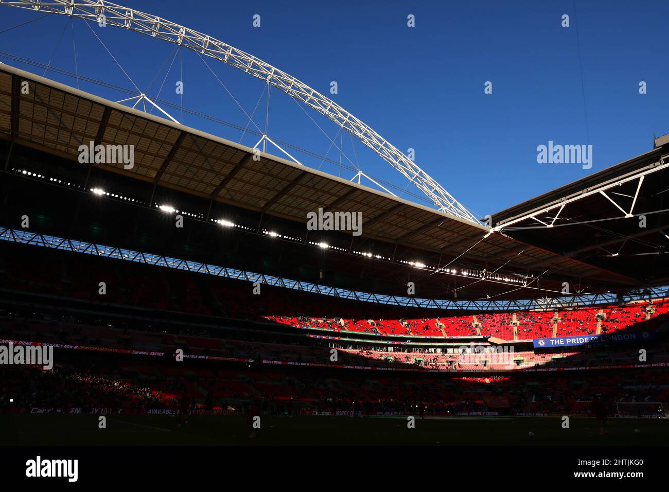 General view of Wembley Stadium - Chelsea v Liverpool, Carabao Cup