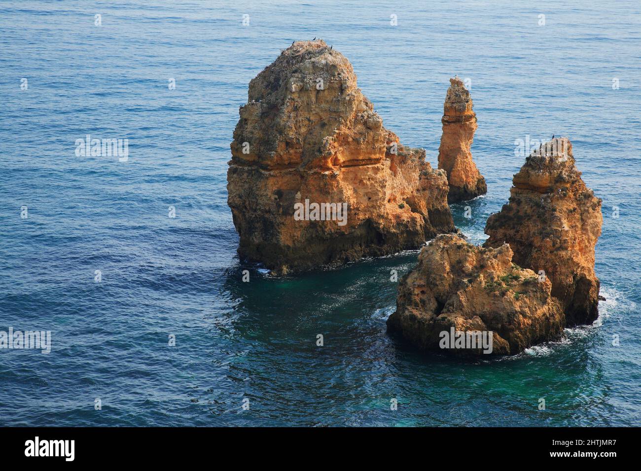 Praia do Pinhao, Lagos, Algarve, Portugal Stock Photo