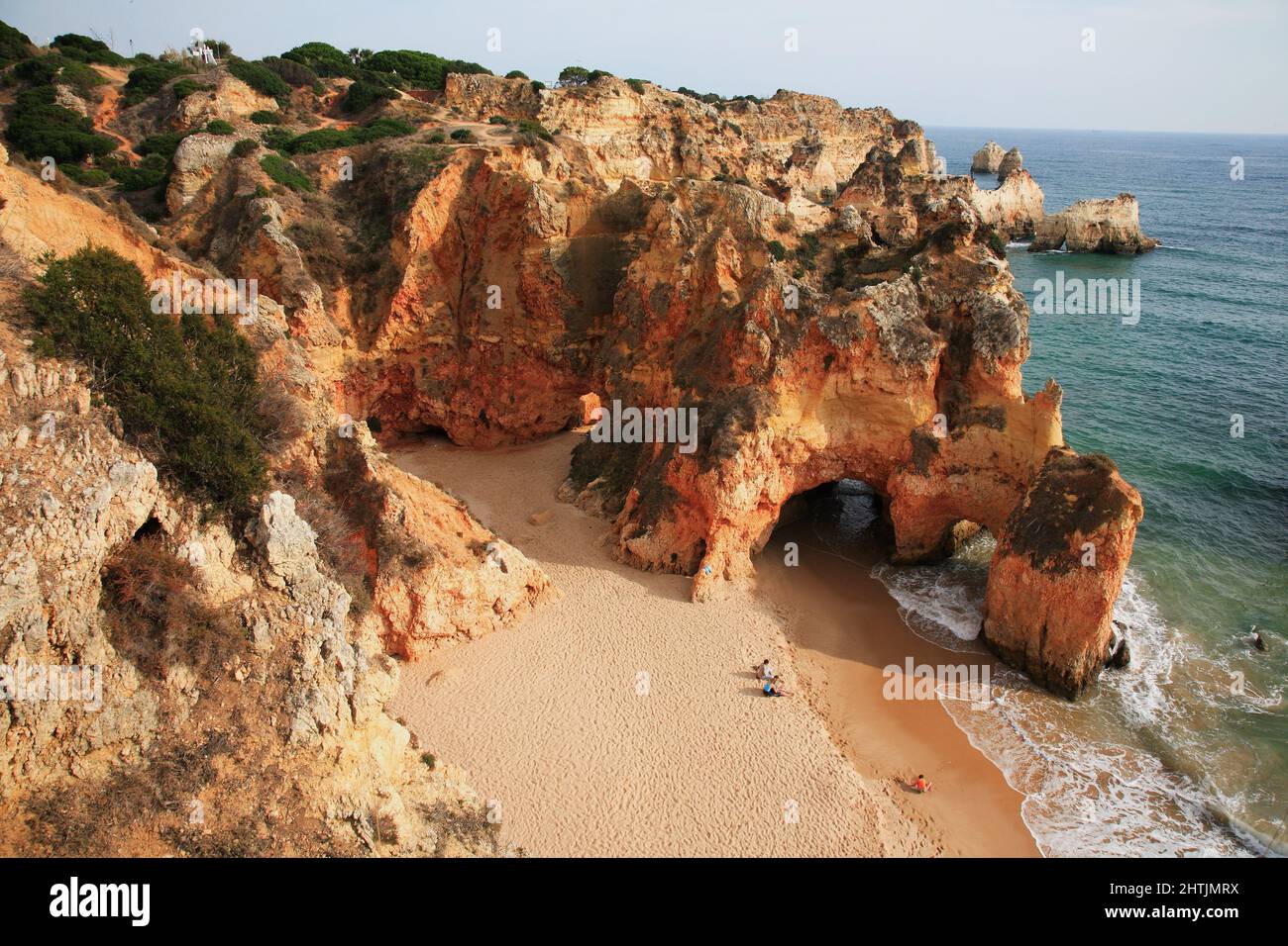 Praia do Pinhao, Lagos, Algarve, Portugal Stock Photo