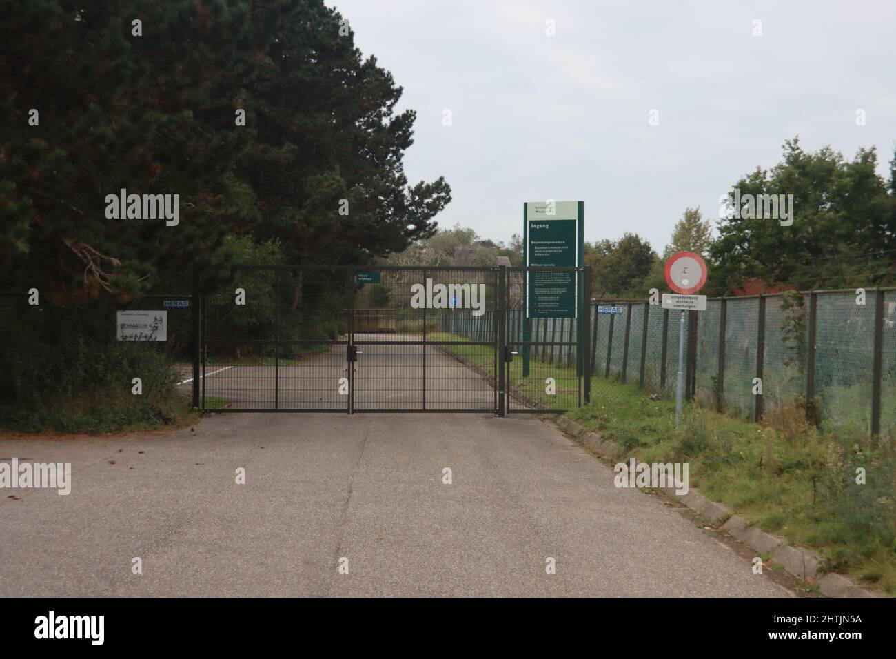 Military training ground and shooting range Waalsdorpervlakte near The