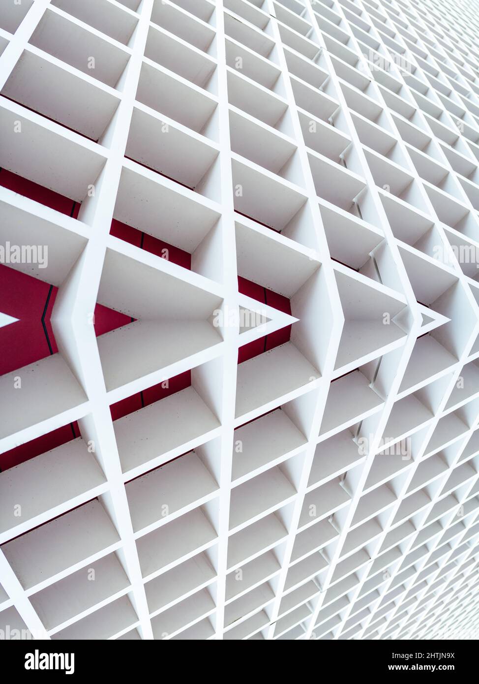 white wood lattice building background Stock Photo Alamy