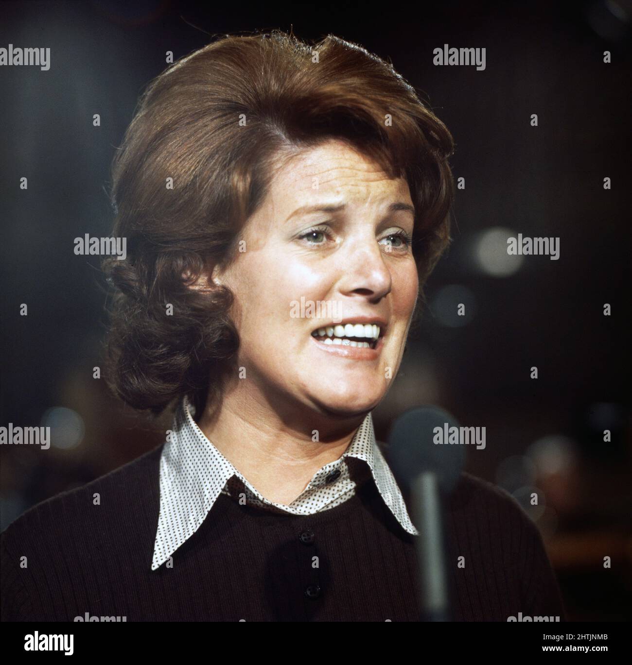 Moira Anderson, schottische Opernsängerin, Deutschland um 1974. Stock Photo