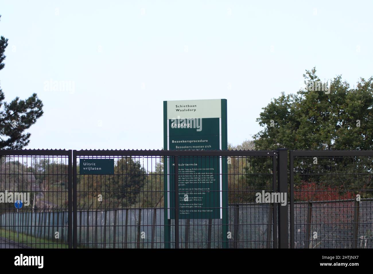 Military training ground and shooting range Waalsdorpervlakte near The