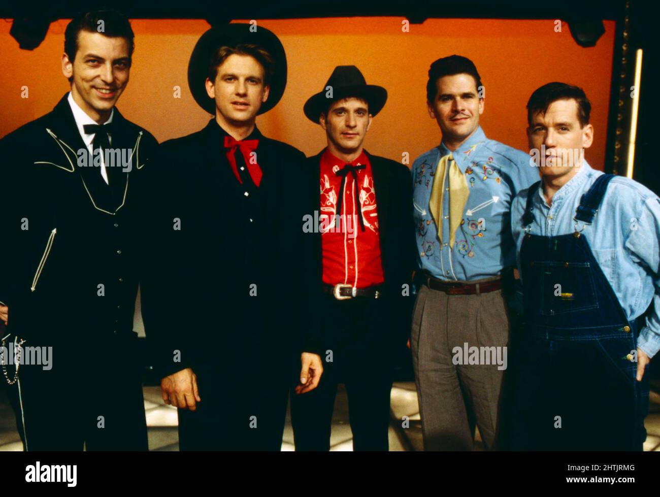 BR5-49, amerikanische Country-Band, bei einem Auftritt in der Show 'Power Night - Eine amerikanische Nacht', Deutschland 1996. Stock Photo