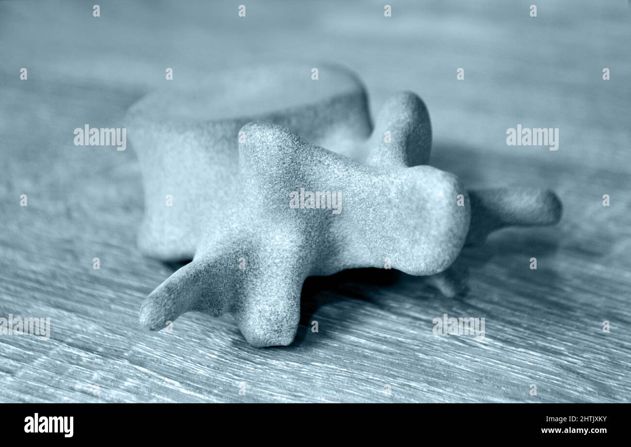 Prototype of human heart and art objects printed on 3d printer. Stock Photo