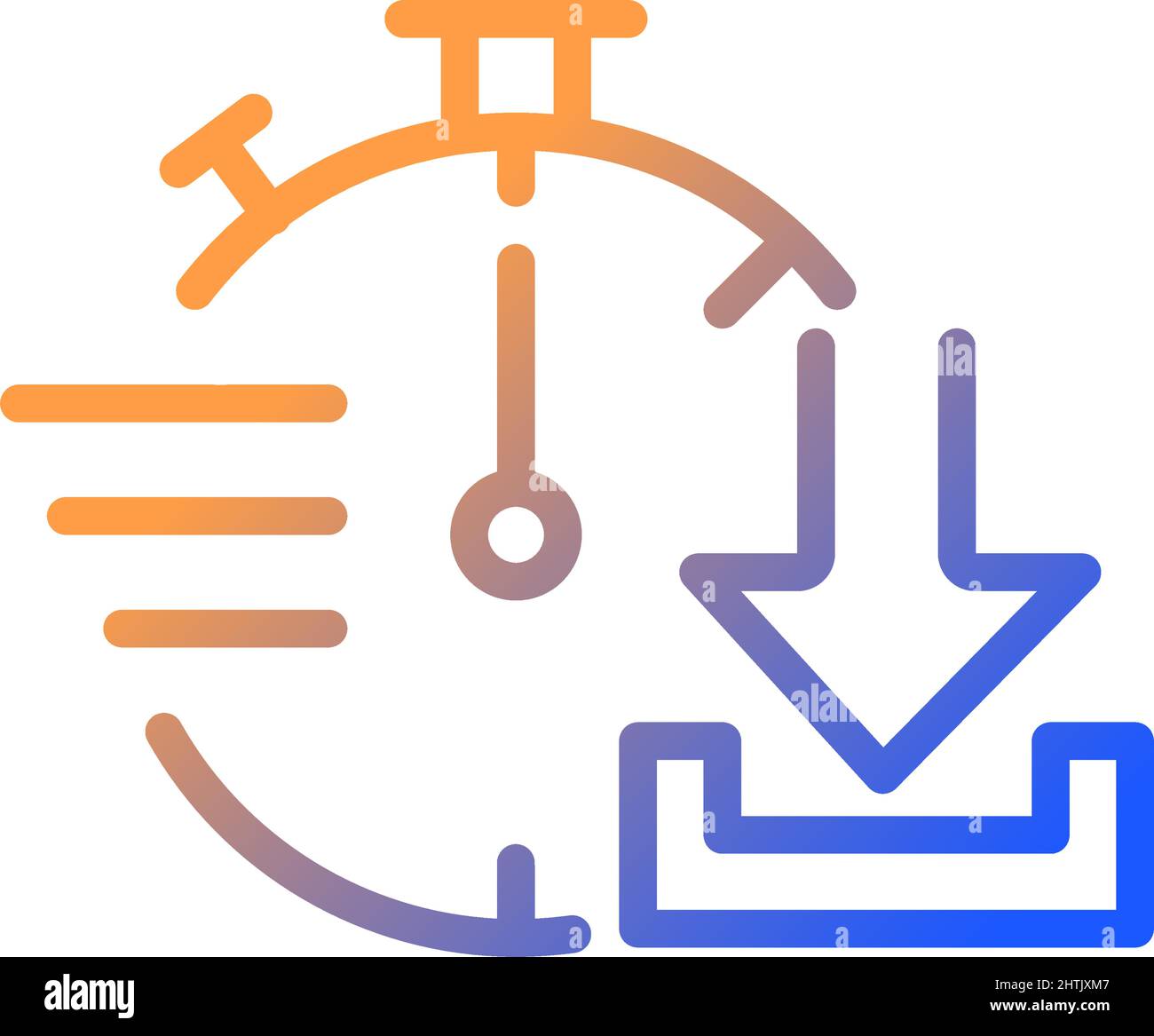 Download folder icon gradient hi-res stock photography and images - Alamy