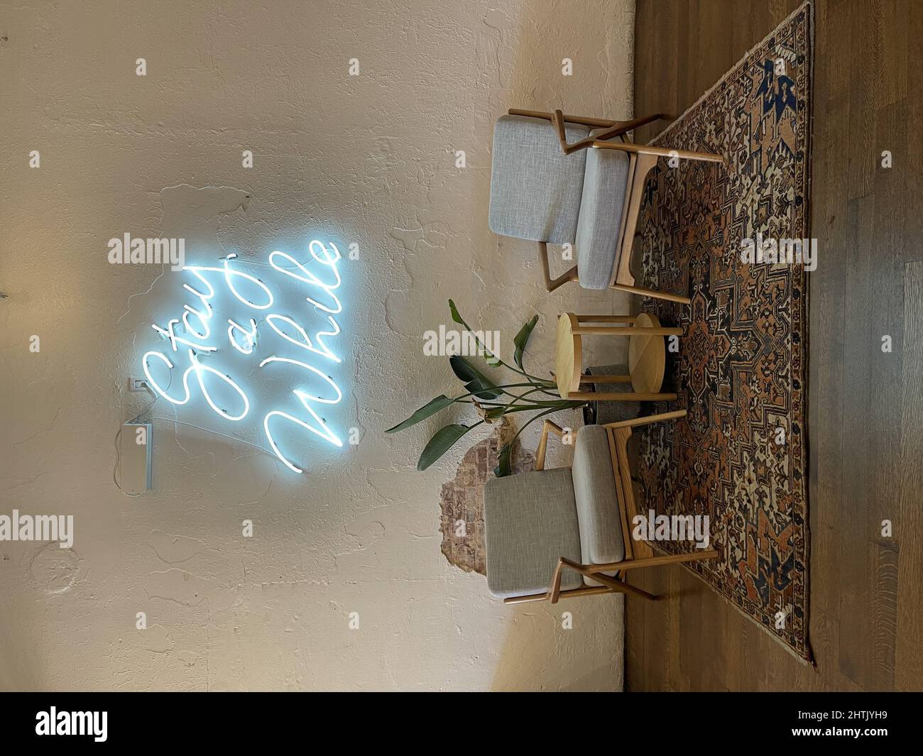 Nice aesthetic living room background Stock Photo Alamy