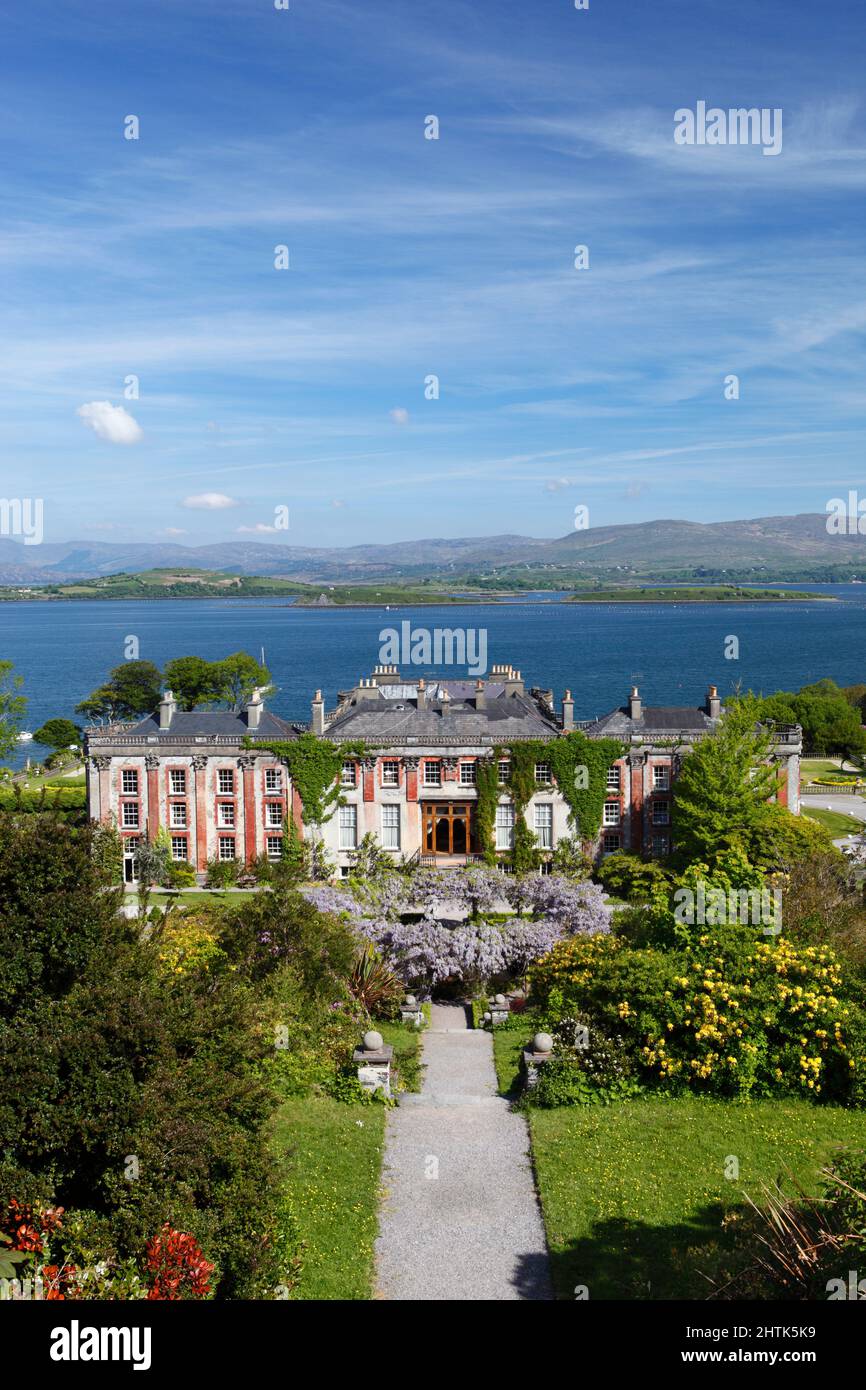 Bantry House and gardens with view over Bantry Bay, Bantry, County Cork ...