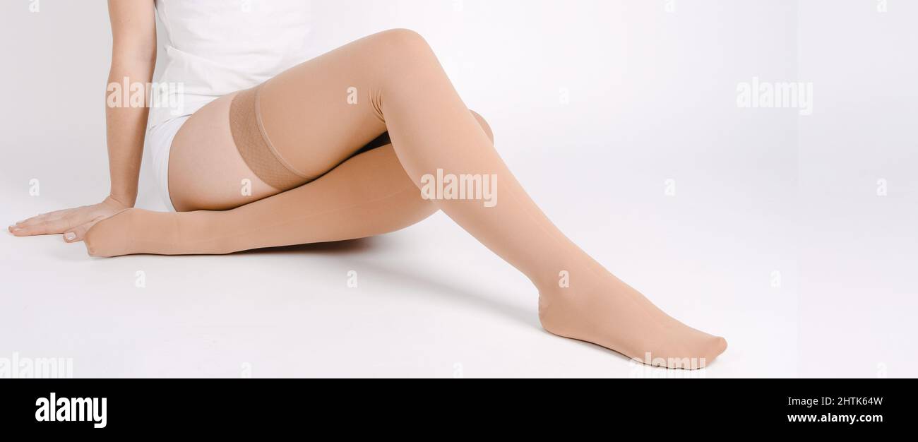 https://c8.alamy.com/comp/2HTK64W/compression-hosiery-medical-compression-stockings-and-tights-for-varicose-veins-and-venouse-therapy-socks-for-man-and-women-clinical-compression-2HTK64W.jpg