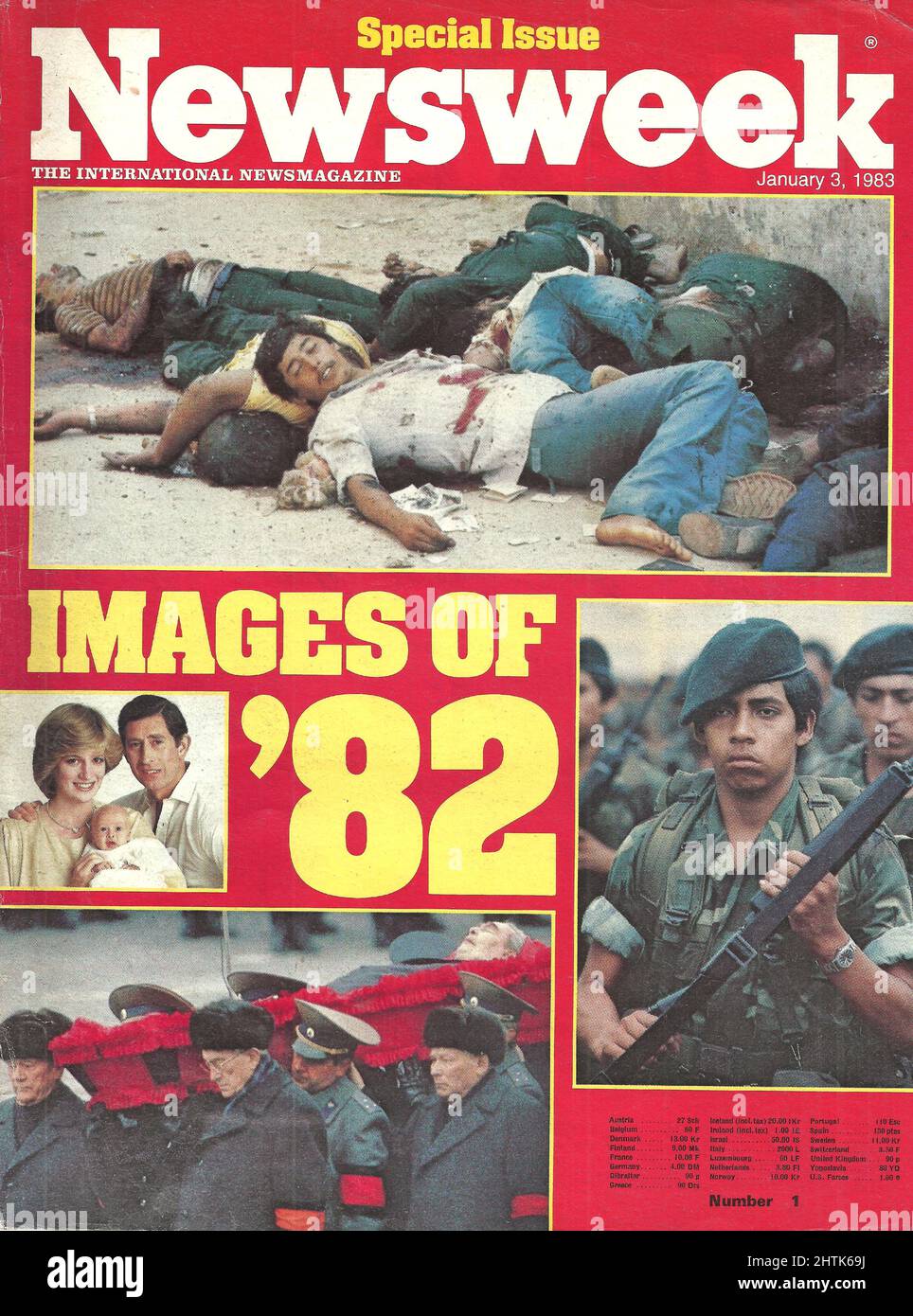 Special Issue Newsweek cover Images of 1982, January 3 1983 Stock Photo