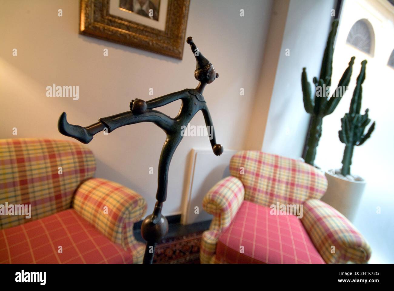 Il Pagliaccio restaurant, Via dei Banchi Vecchi 129a, Rome, Lazio, Italy Stock Photo