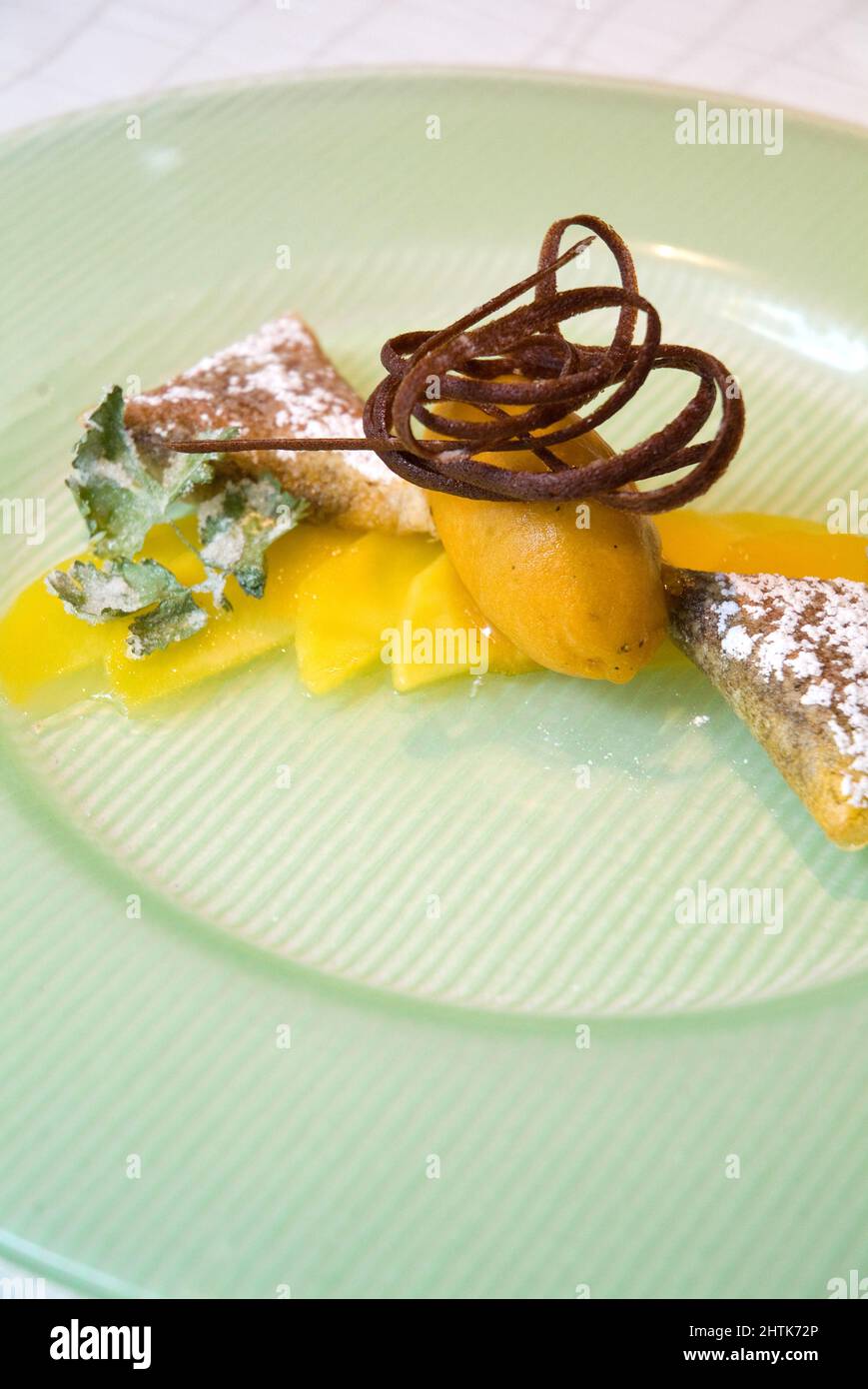 Il Pagliaccio restaurant, Via dei Banchi Vecchi 129a, Rome, Lazio, Italy Stock Photo