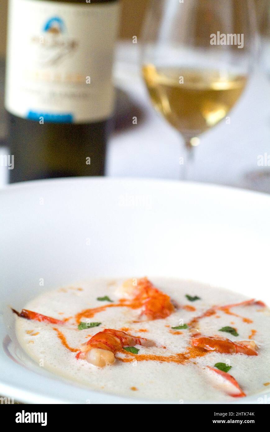 Il Pagliaccio restaurant, Via dei Banchi Vecchi 129a, Rome, Lazio, Italy Stock Photo