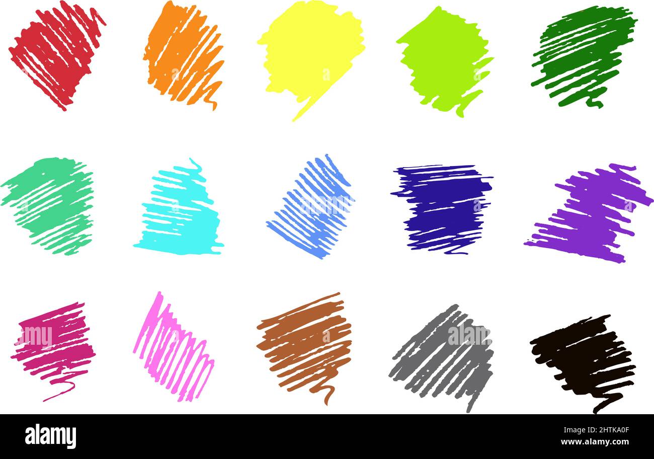 Felt tip pen or marker strokes, stripe backgrounds. Pen trial, writing