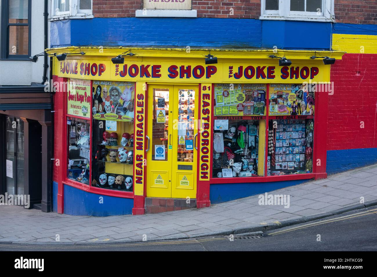 Joke Shop in Scarborough, North Yorkshire Stock Photo