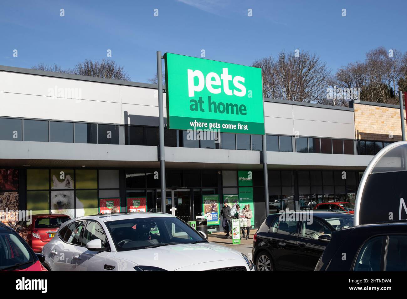 A "Pets at Home" retail outlet selling pets, food, accessories and