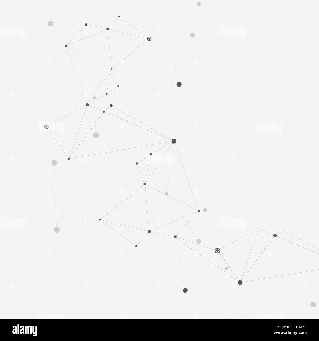 Technology abstract background with connected line and dots. Vector ...