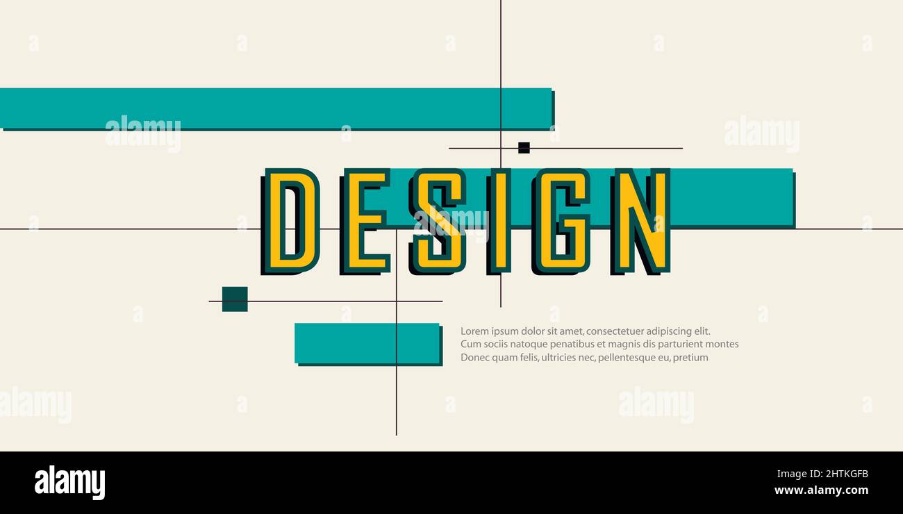 Vector abstract inscription design for decoration Stock Vector Image ...