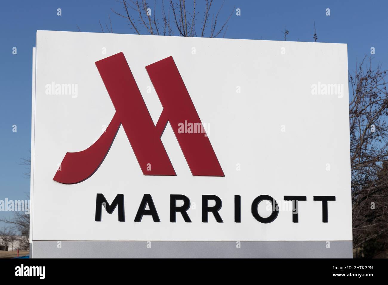 Hebron - Circa February 2022: Marriott logo. Marriott offers full-service  hotels and resorts Stock Photo - Alamy