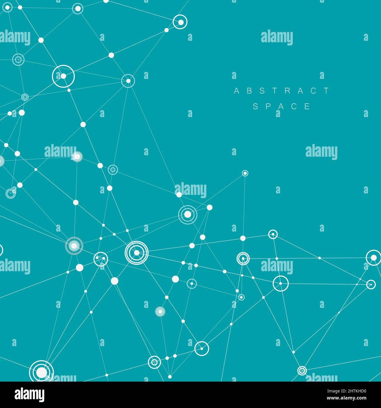 Connect low poly abstract background Stock Vector