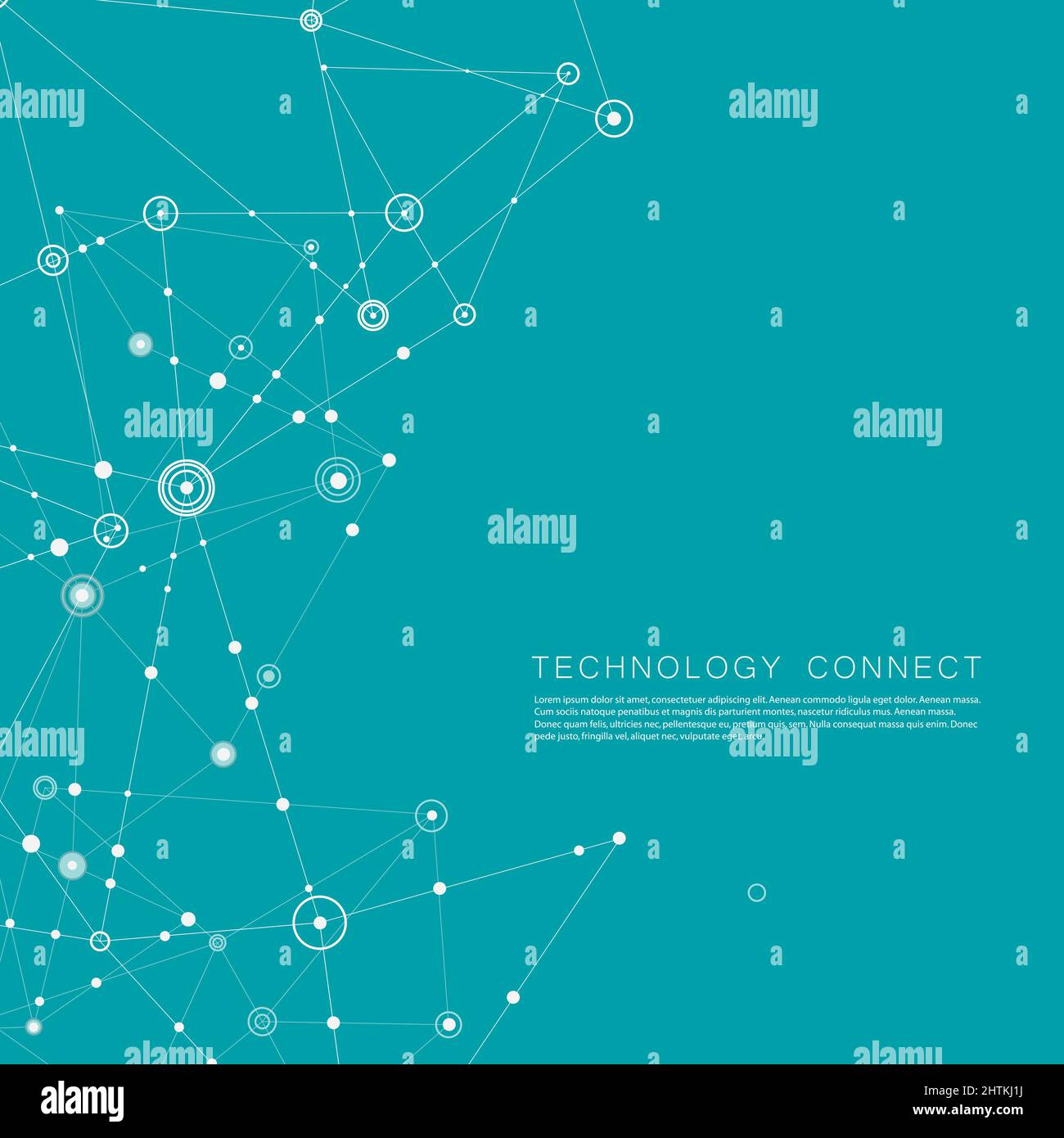 Connect low poly abstract background Stock Vector