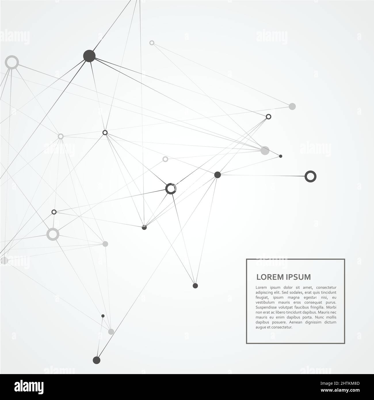 Connect network background with dots and lines Stock Vector Image & Art ...