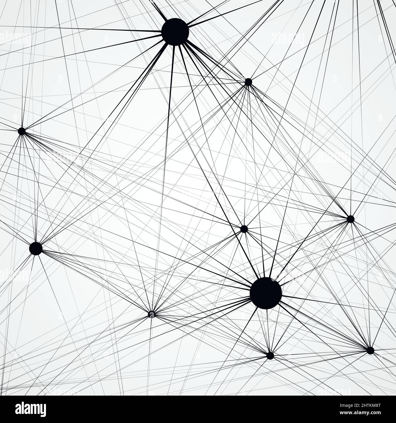 Connect network background with dots and lines Stock Vector