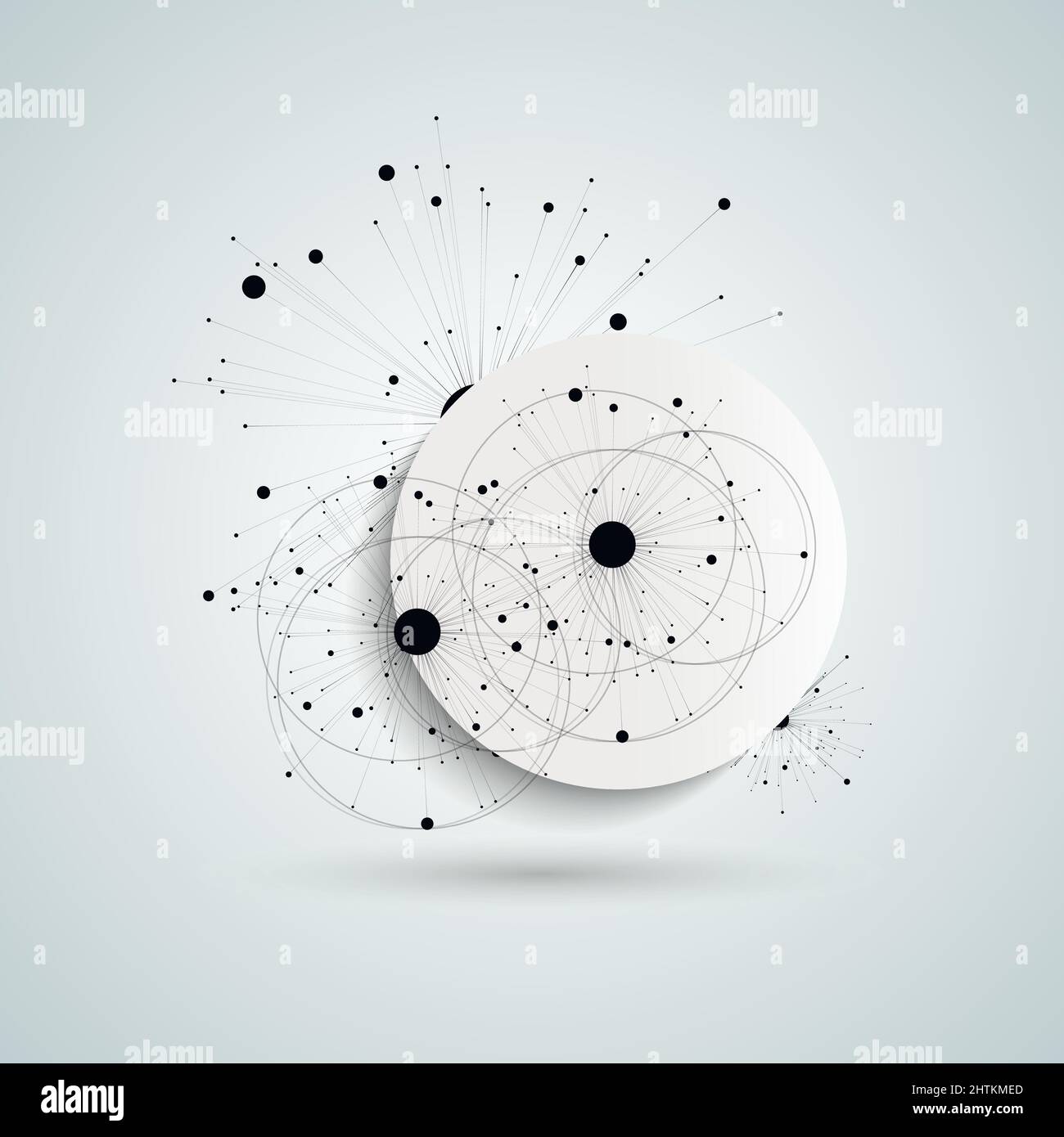 Ring with radial lines Stock Vector Images - Alamy
