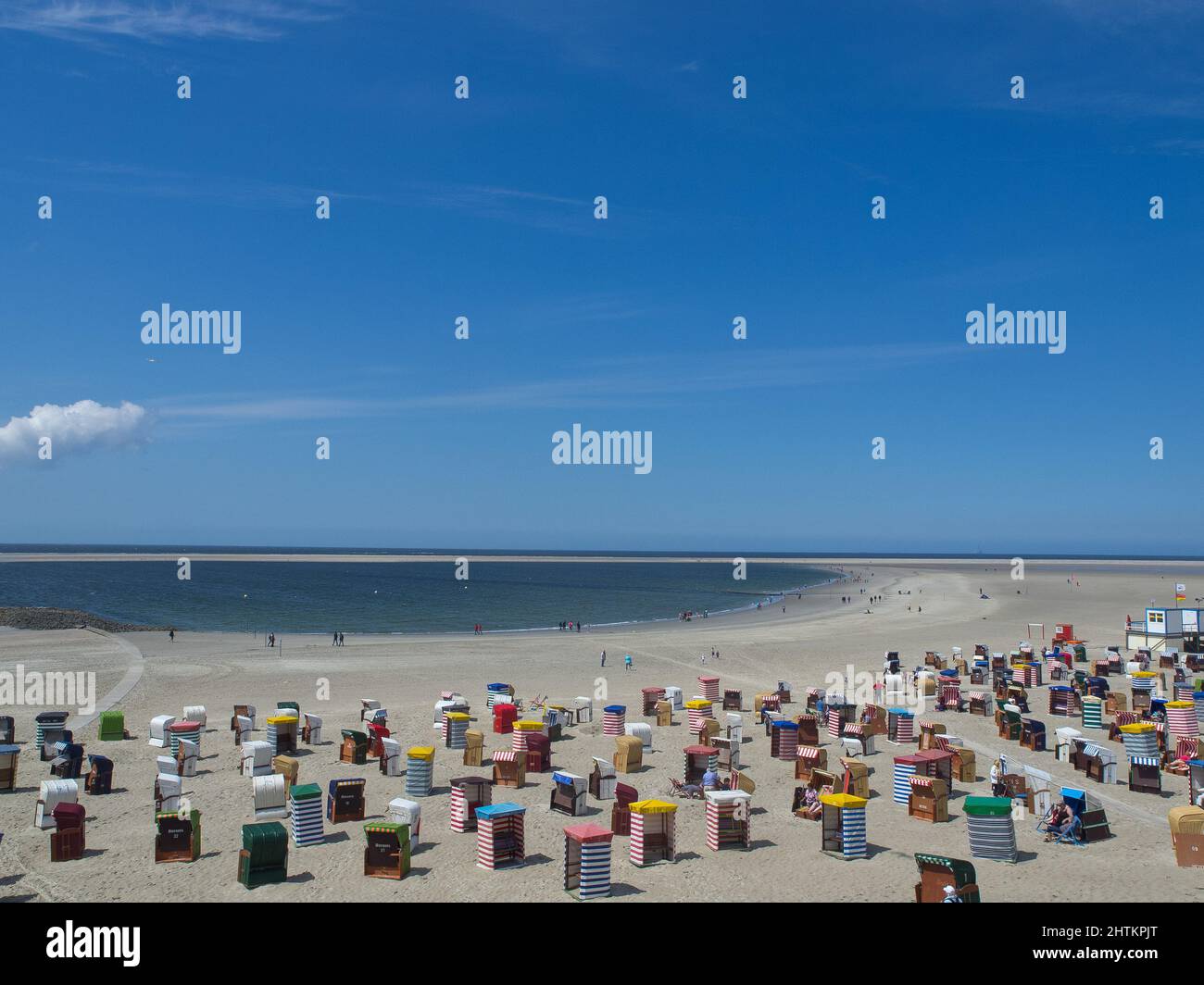 the island of Borkum in germany Stock Photo - Alamy
