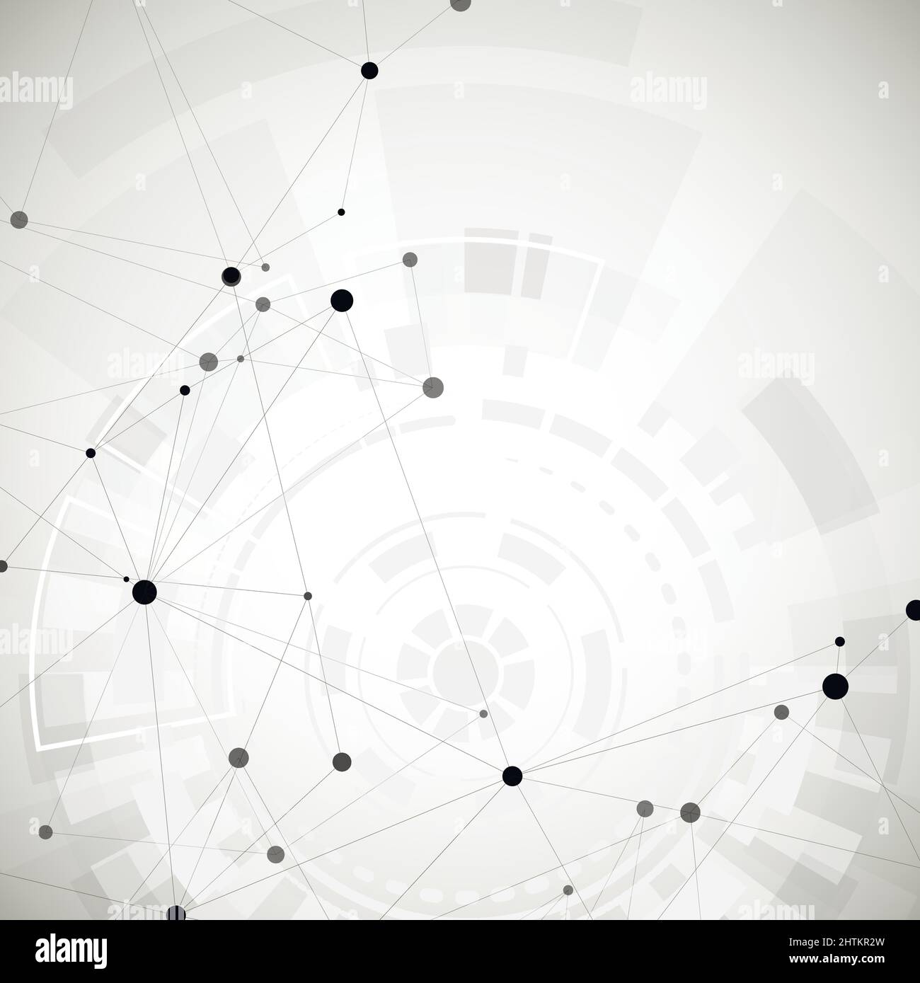 Vector abstract polygonal social network and creative background Stock ...