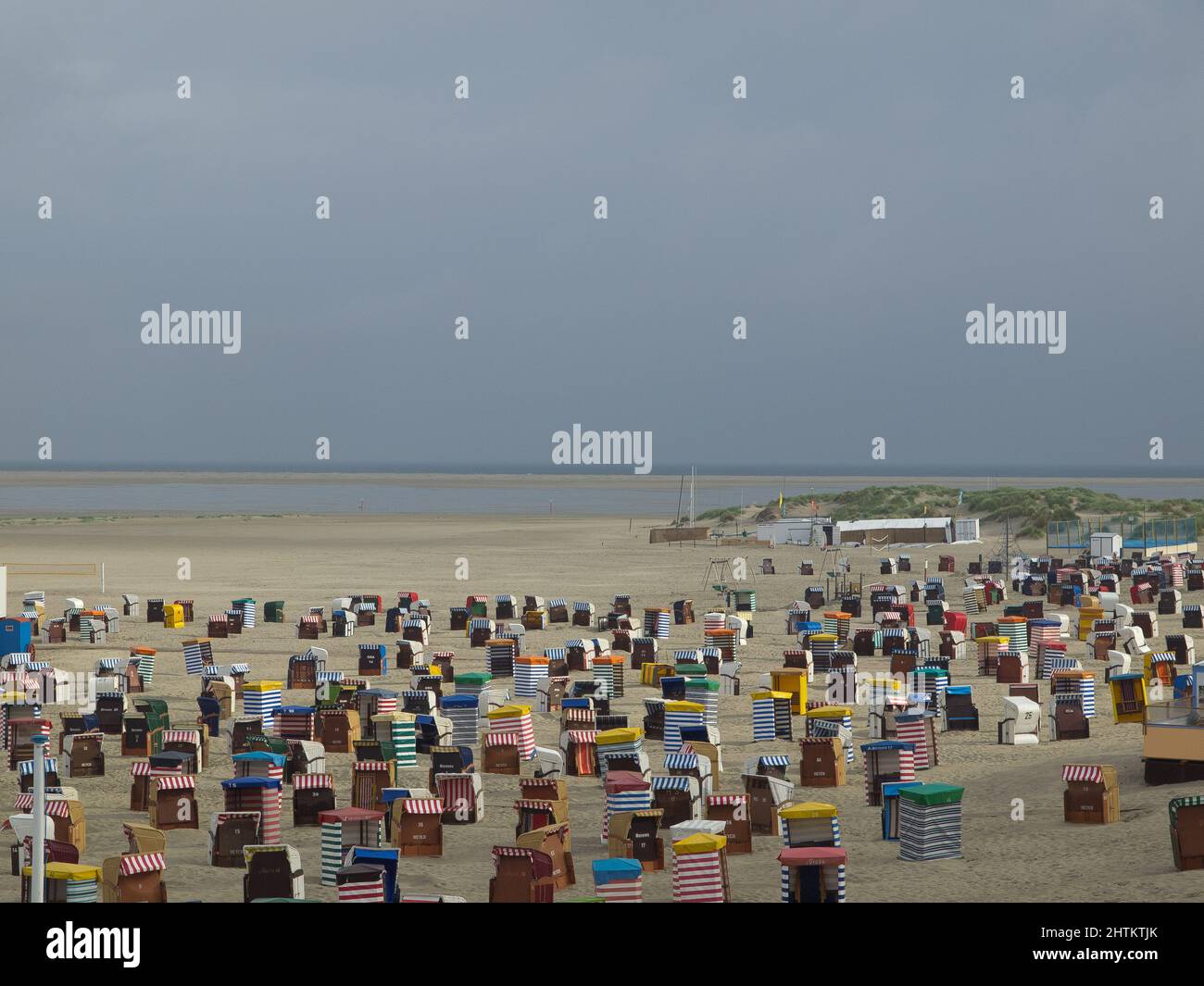 the island of Borkum in germany Stock Photo - Alamy