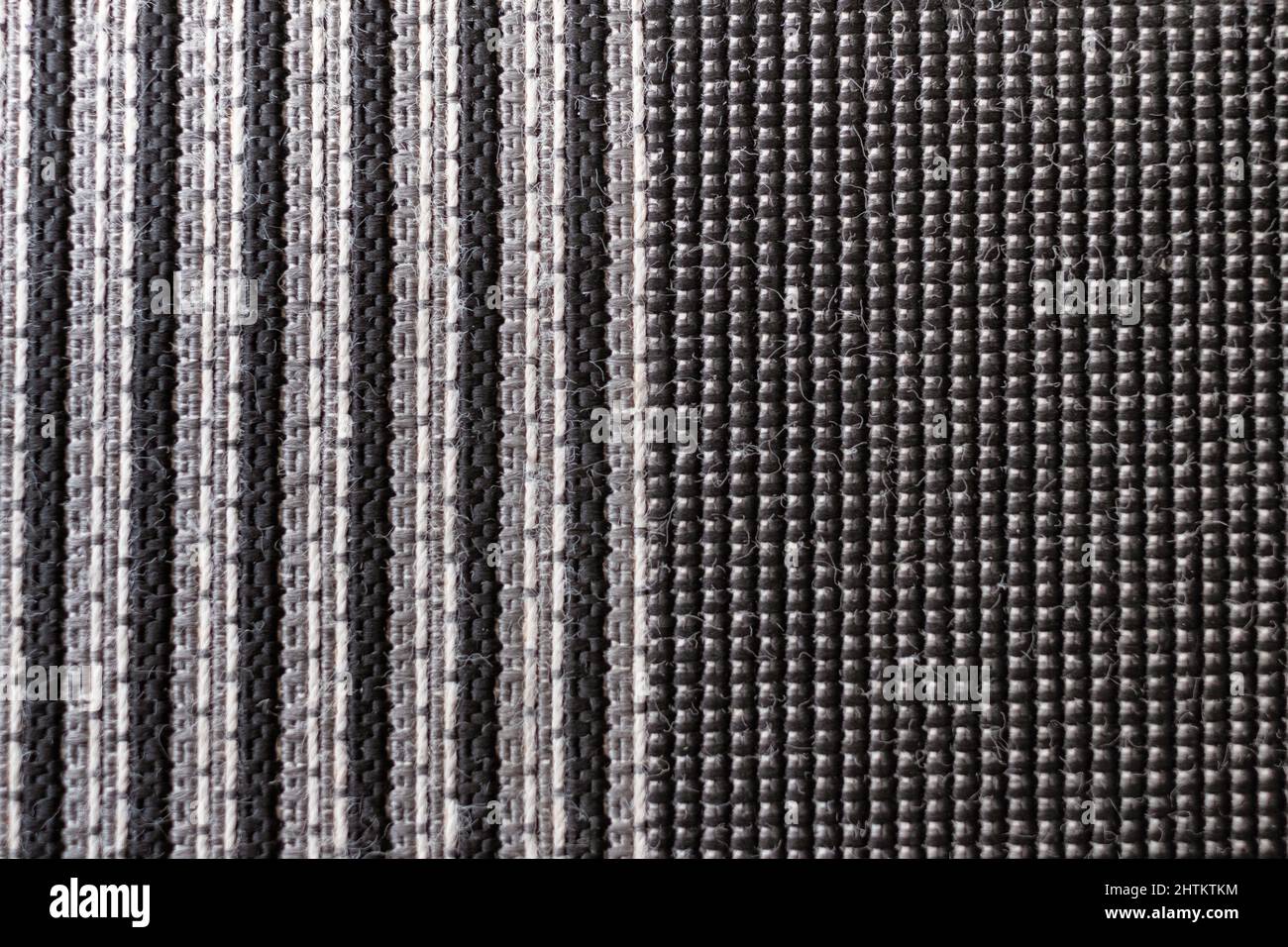 Monochrome synthetic weaving carpet decor pattern background Stock Photo